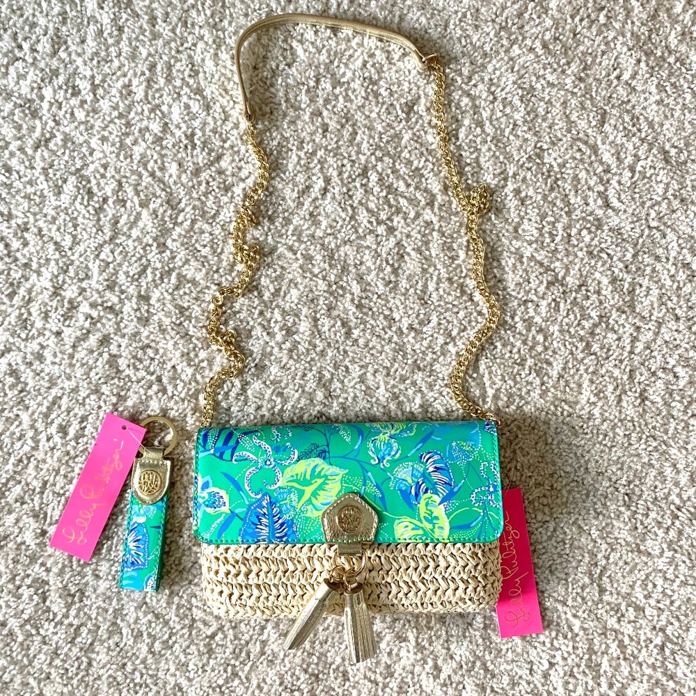 Lily Pulitzer purse and key fob